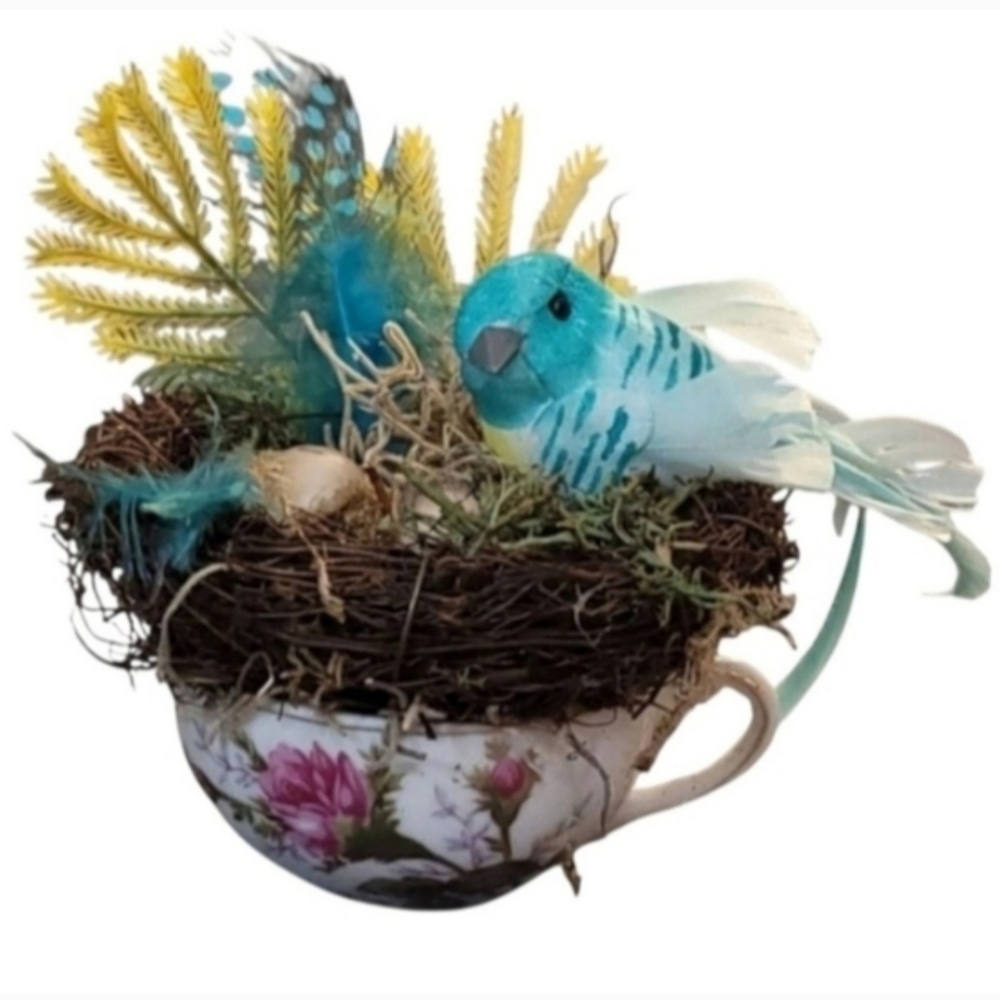 Spring Decor Bundle Bird And Nest Items Foe Your Home - Picture 2 of 4